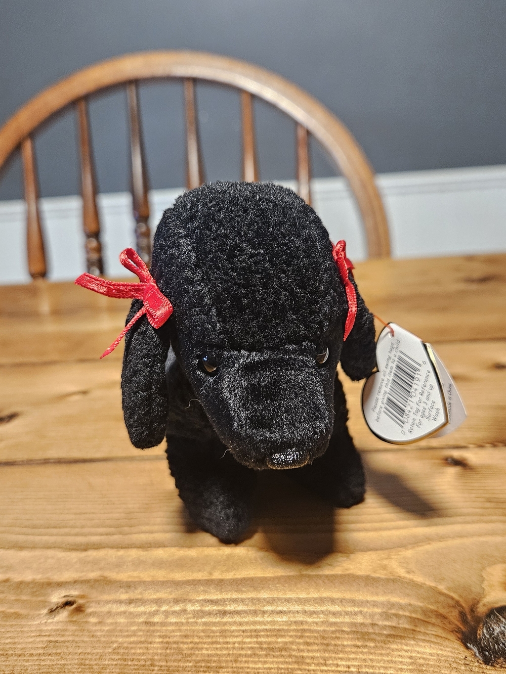 Gigi Beanie Babies - Black Poodle Dog - Picture 7 of 7